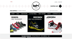 Desktop Screenshot of bkicks.com